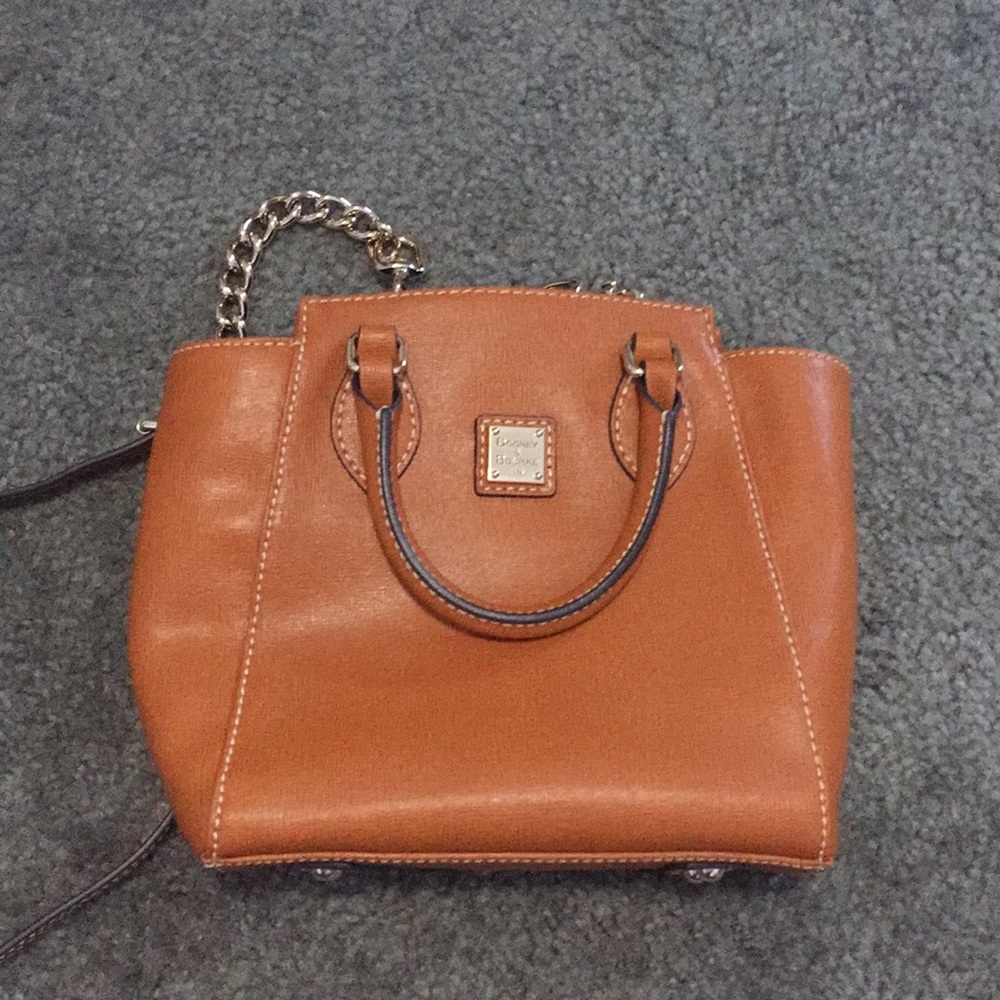 Dooney and Bourke crossbody brown leather